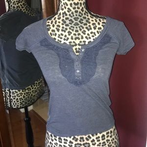 Navy Blue Abercrombie Top!